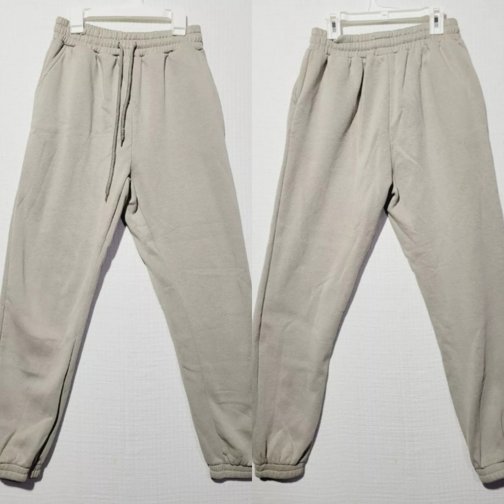 LA Grown Women's Medium Tan Sweat Pants Medium Size M